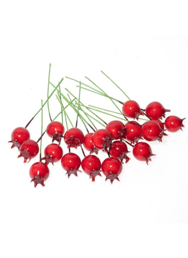 NUOMI Mini Pomegranate Artificial Fruits For Decoration Lifelike Decor 40 Pcs, Christmas Ornaments, Crafts  - Image 1