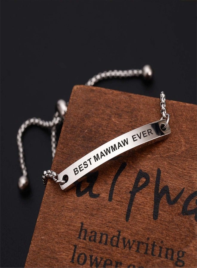 SOUSYOKYO Mawmaw Mothers Day Bracelet Jewelry - Best Mawmaw Ever Birthday Gifts - Image 4