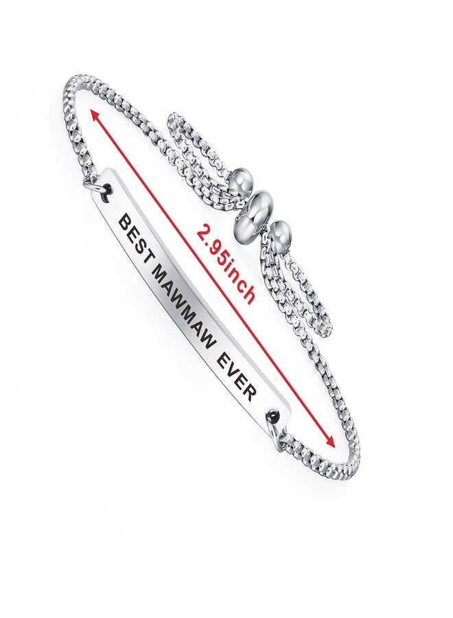 SOUSYOKYO Mawmaw Mothers Day Bracelet Jewelry - Best Mawmaw Ever Birthday Gifts - Image 2