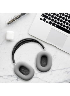 erorex Silicone Ear Pads Cover Protector For Airpods Max Headphones Cushions Sweatproof Easily Washable Rugged Durability Gray  - Image 5