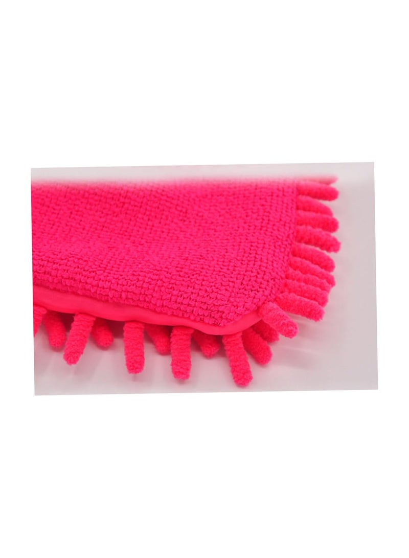 GGOOT cleaning gloves microfiber mitt microfiber gloves for cleaning car cleaning mitt car wash mitt car wash gloves auto wash gloves Auto Accessories Coral Rosy M  - Image 4