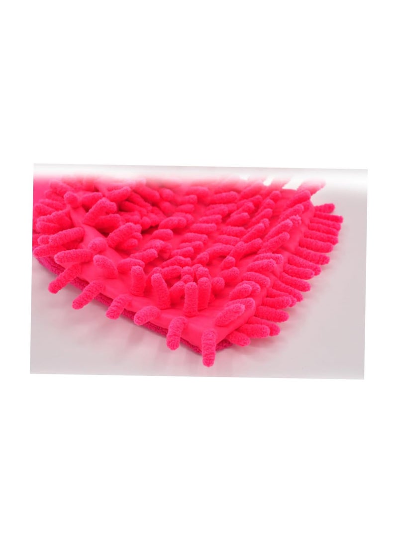 GGOOT cleaning gloves microfiber mitt microfiber gloves for cleaning car cleaning mitt car wash mitt car wash gloves auto wash gloves Auto Accessories Coral Rosy M  - Image 3