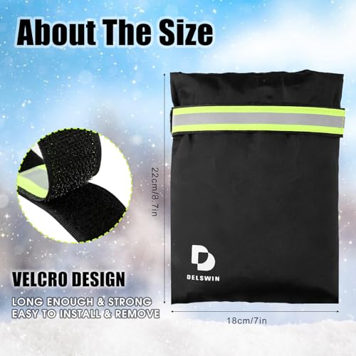 DELSWIN Outdoor Faucet Covers - Winter Insulated Faucet Protection, 2-Pack Hose Bib Insulation - Image 4