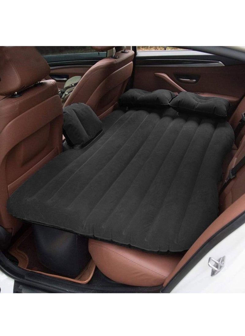 Generic - Car Air Backseat Mobile Inflatable Mattress inflation Bed with Motor Pump, Two Pillows for Sleep Rest and Travel - Image 1