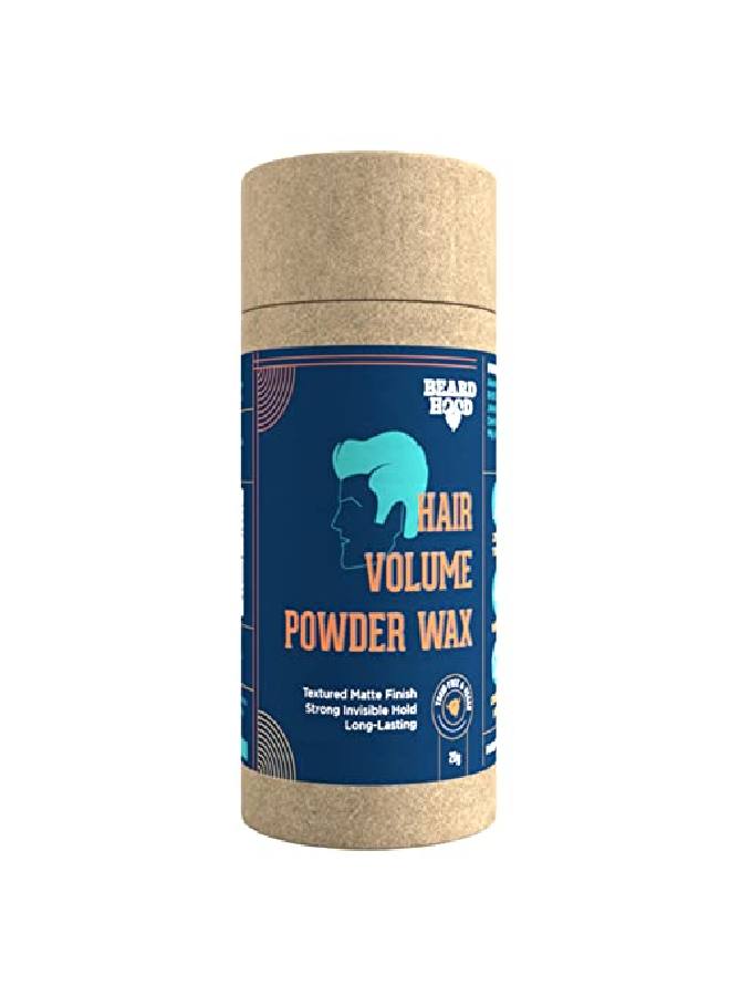 BEARDHOOD Hair Volumizing Powder Wax For Men 20gm | 24 Hrs Strong Hold With Matte Finish Hair Styling | All l & Zero Toxin Hair Styling Powder | Vegan & Cruelty Free - Image 2