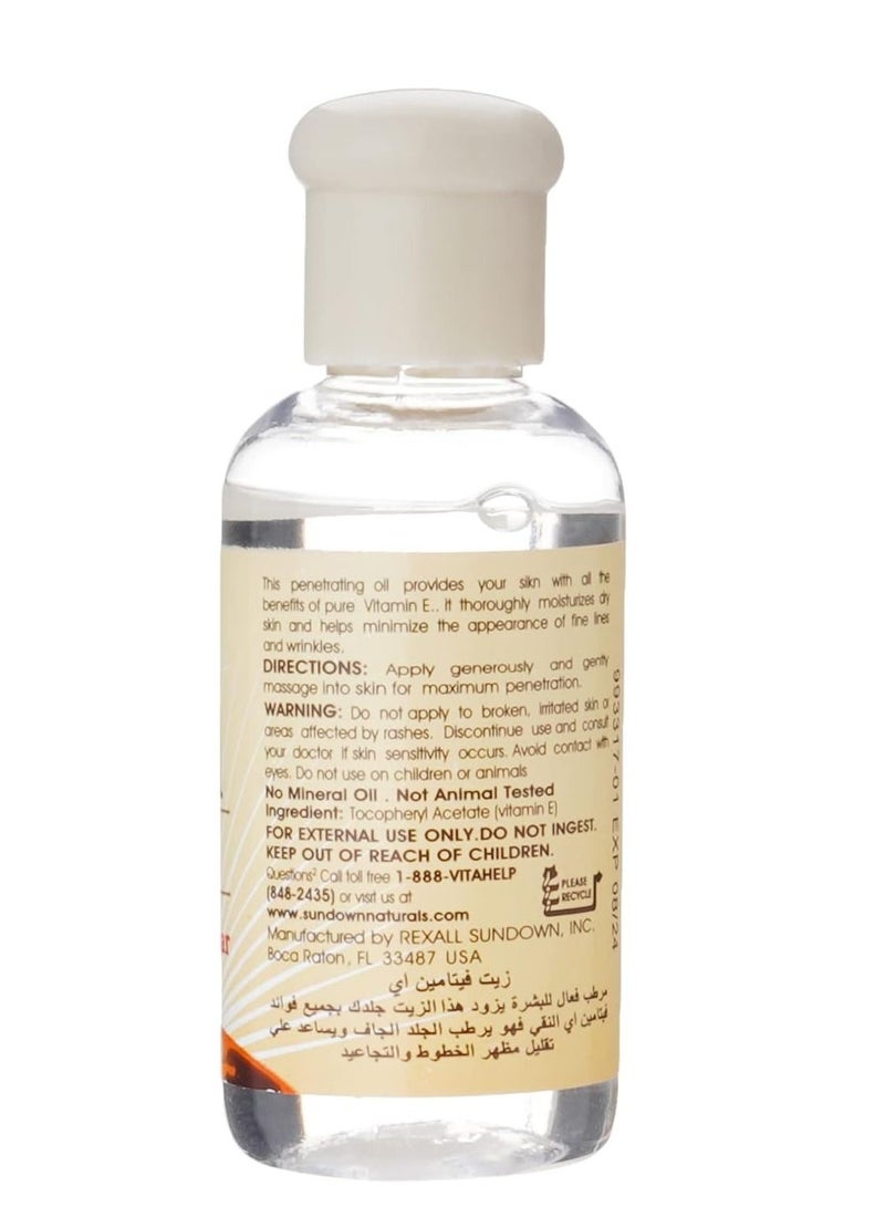 Sundown Pack Of 2 Pieces Vitamin E Oil 70,000 IU 2x75ml - Image 3
