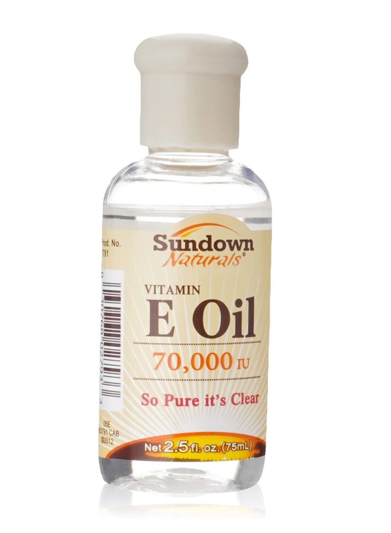 Sundown Pack Of 2 Pieces Vitamin E Oil 70,000 IU 2x75ml - Image 2