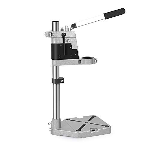 MLD MLD Press Jig for electric Hand drill Machine Stand Height 400mm - Heavy Weighted Cast Iron Base - Bench- Adjustable Collet upto 43mm - Drilling Depth upto 60mm.  - Image 1
