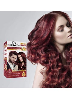 Swift Permanent Ammonia free Hair Color Mix Fruit Light Red 100mlx2  - Image 2