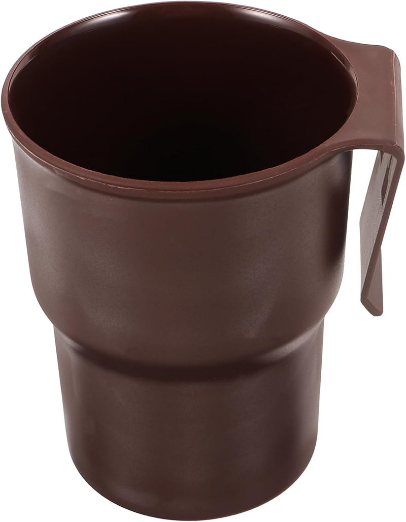 Car Beverage Cup Holder and Trash Can Organizer for Car Interior Multipurpose Coffee Cup and Water Bottle Holder with Air Vent Mount Brown for Travel and Daily Use - Image 1