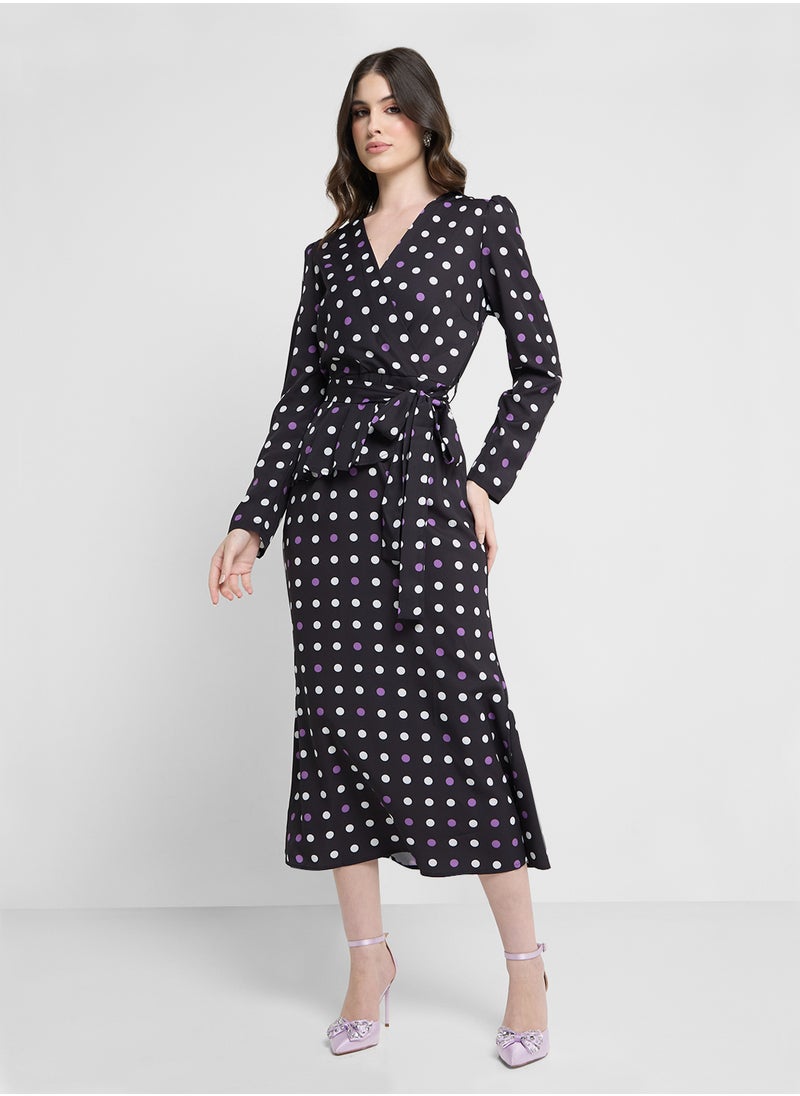 Khizana Polka Print Dress  - Image 1