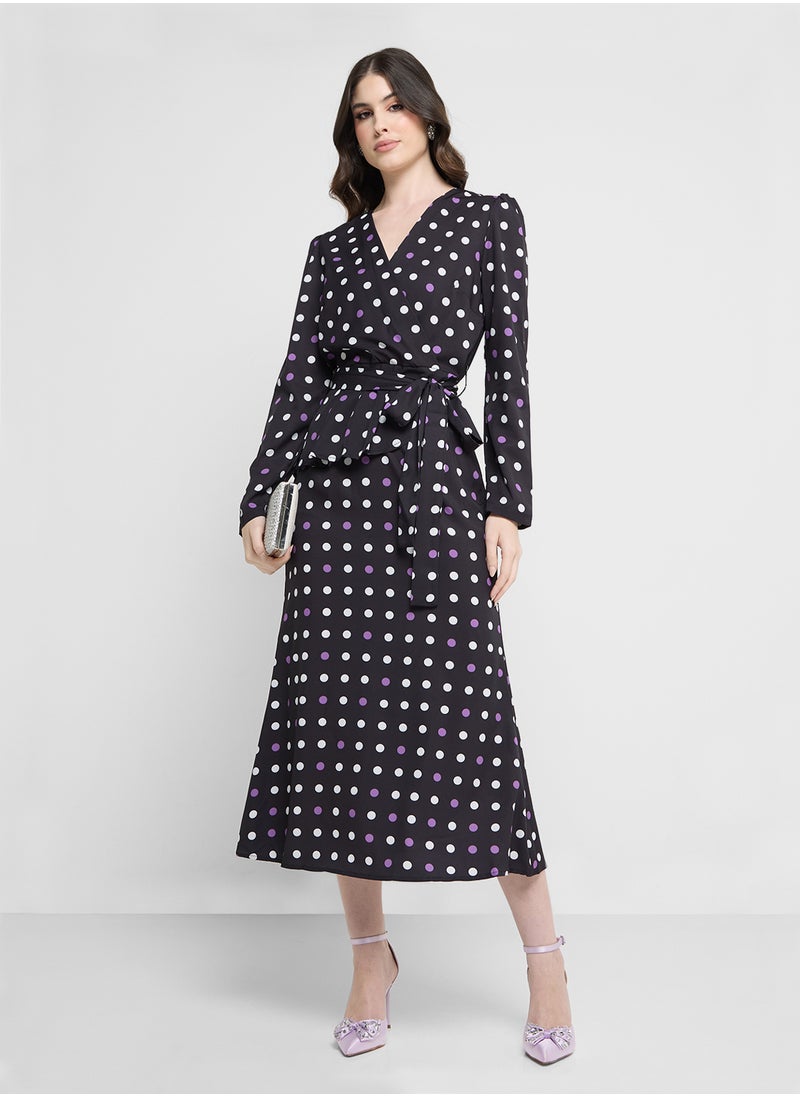 Khizana Polka Print Dress  - Image 4