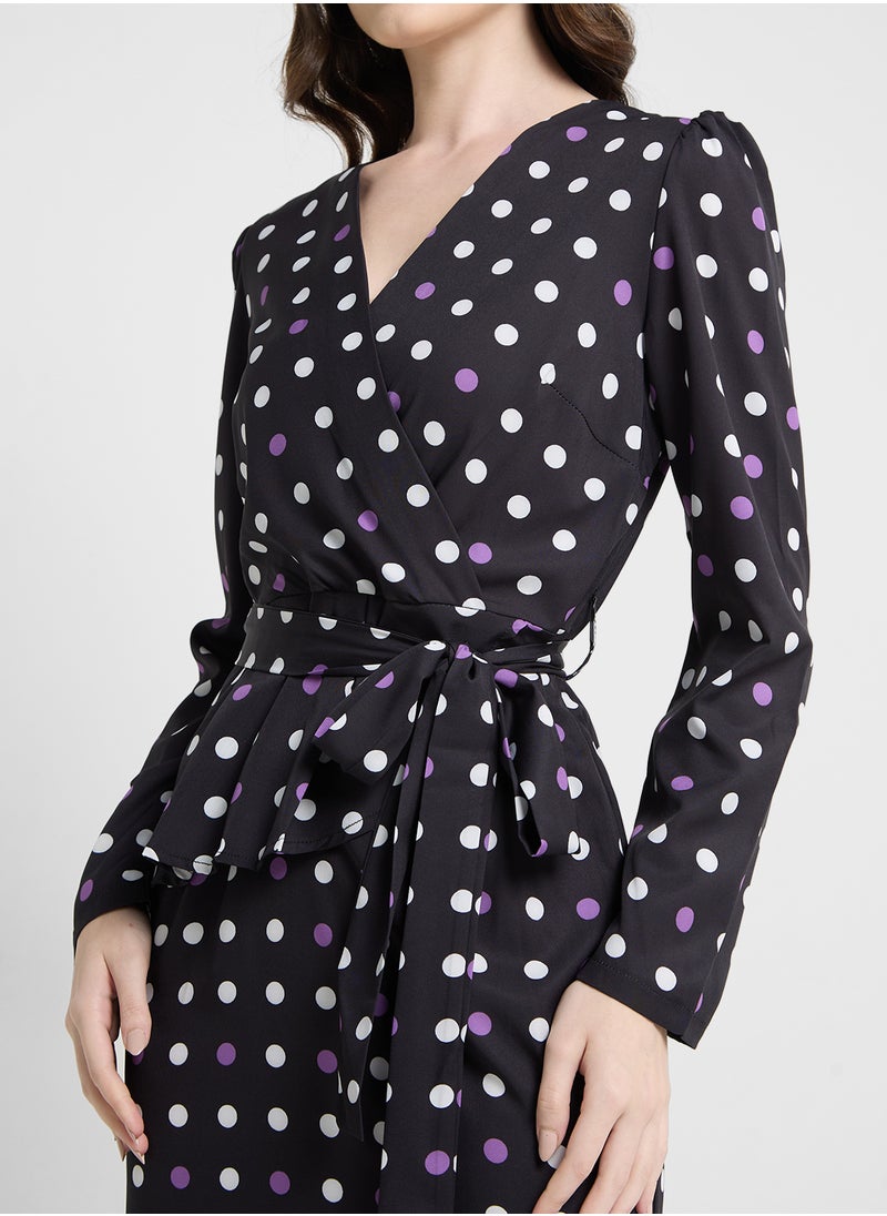 Khizana Polka Print Dress  - Image 3