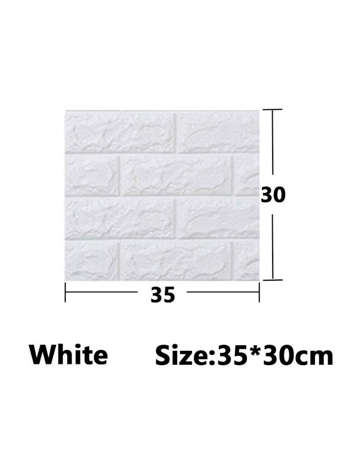 3D Wall Sticker, Self-adhesive, Waterproof, Foam, 10Pcs 