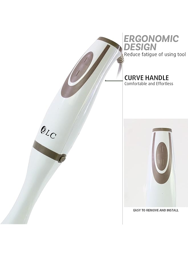 دي إل سي  خلاط يدوي مع كوب وشفرات من الفولاذ المقاوم للصدأ - Image 3