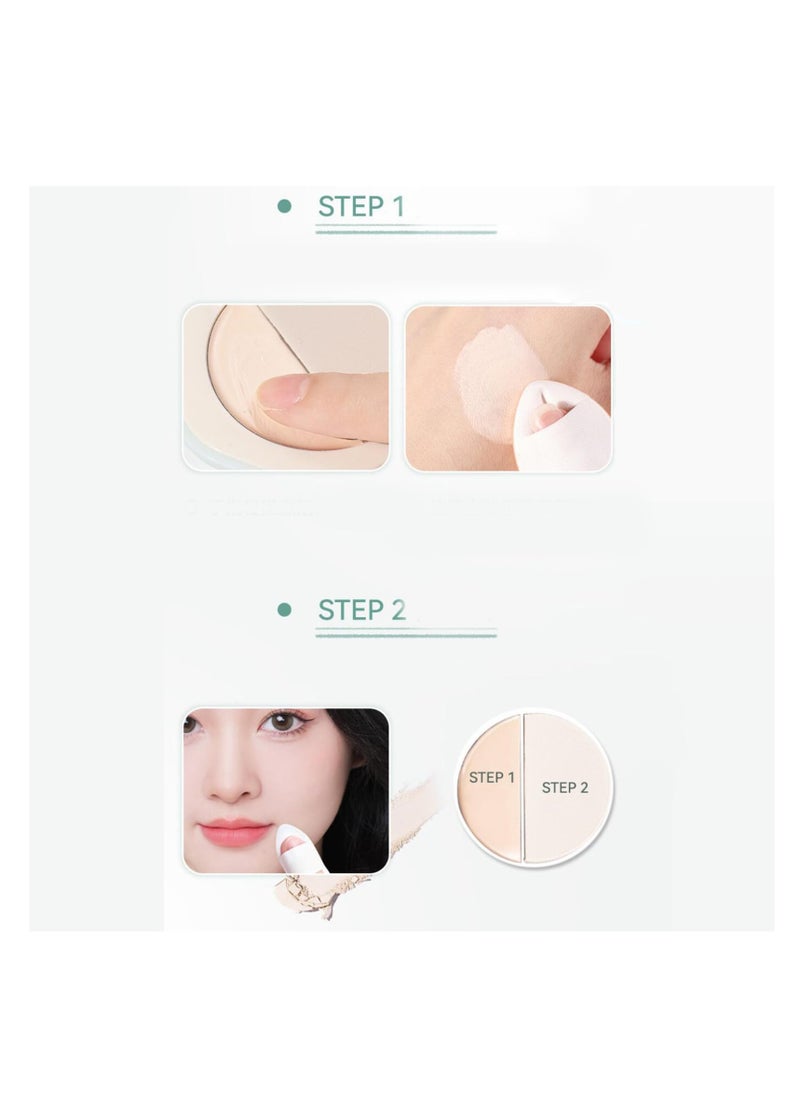 KASTWAVE 2 In 1 Makeup Palettes, Highlight Disc 3d Contouring Palette, Full Coverage Concealer & Foundation, Matte Shades, Moisturizing Matte Natural And Long-Lasting, Travel Friendly, for All Skin Tones  - Image 5