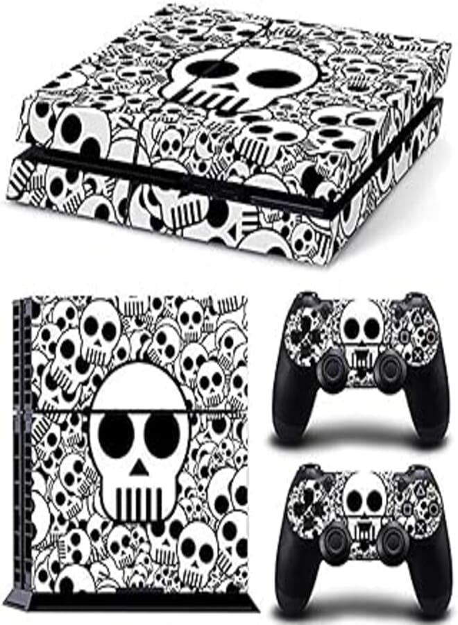 OR Pvc Protection Decal Skin Cover Sticker Sony Ps4 Console With 2 Pc Sticker Controller Tn-ps4-(1657)