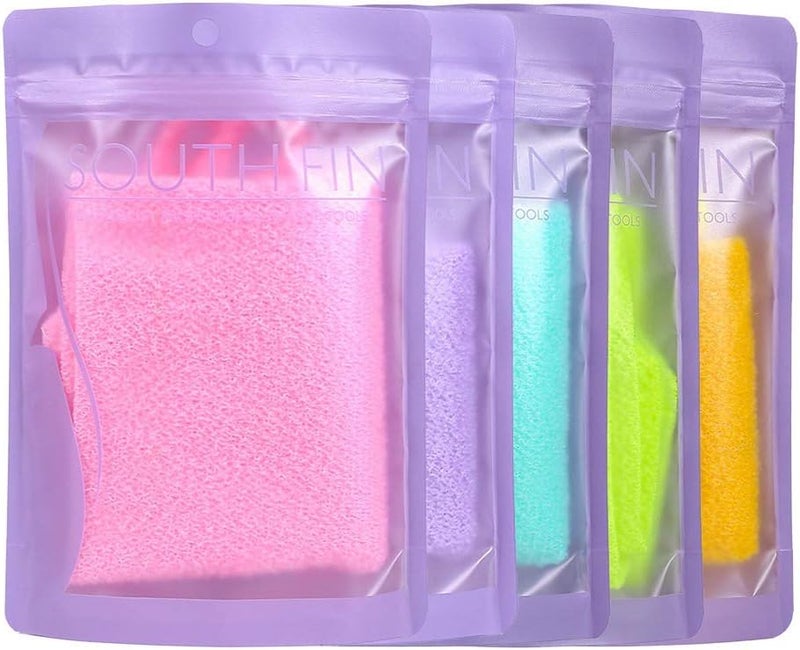 ويوبلز منشفة استحمام مقشرة لإزالة الجلد الميت وتنعيم البشرة وتنظيفها، منشفة استحمام سحرية، منشفة استحمام مقشرة من النايلون لغسل الجسم وتنظيفه وتدليكه، قطعة واحدة للنساء والرجال - Image 4