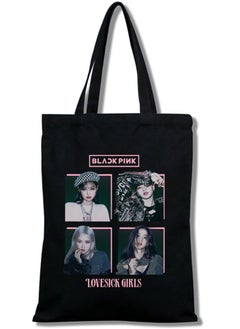 FOLAI Blackpink Shopping Bag Cotton Tote Bag 