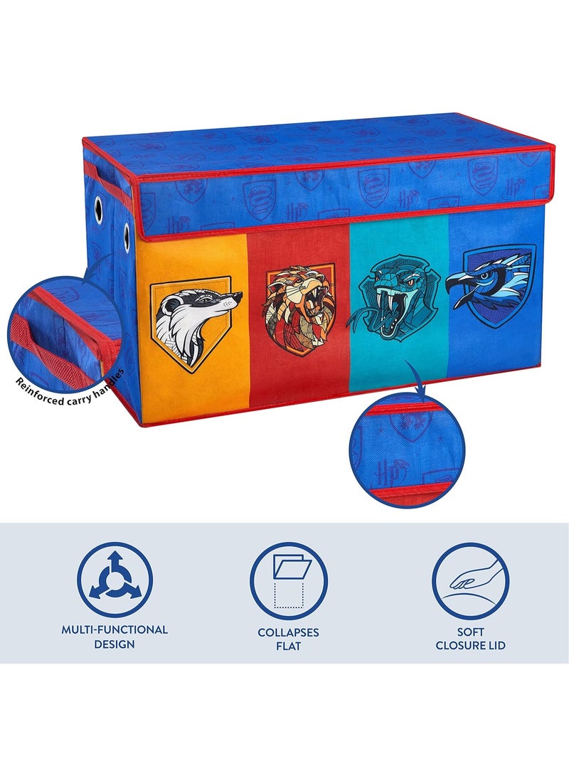 Idea Nuova Harry Potter Collapsible Storage Trunk with Lid, 28" W x 16" D x 14.5" H  - Image 2