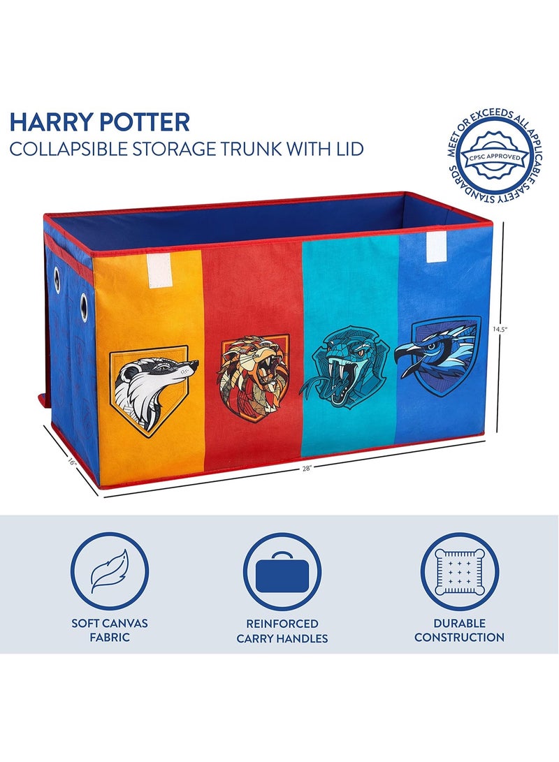 Idea Nuova Harry Potter Collapsible Storage Trunk with Lid, 28" W x 16" D x 14.5" H  - Image 4