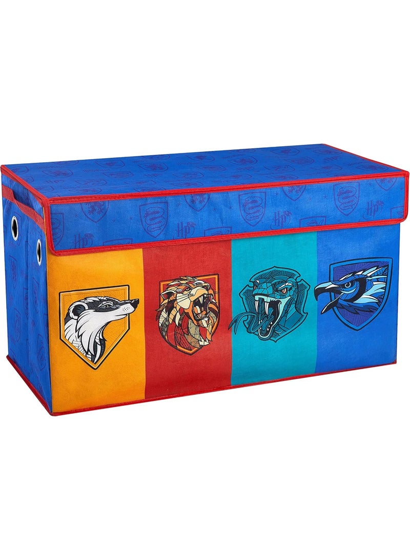 Idea Nuova Harry Potter Collapsible Storage Trunk with Lid, 28" W x 16" D x 14.5" H - Image 1
