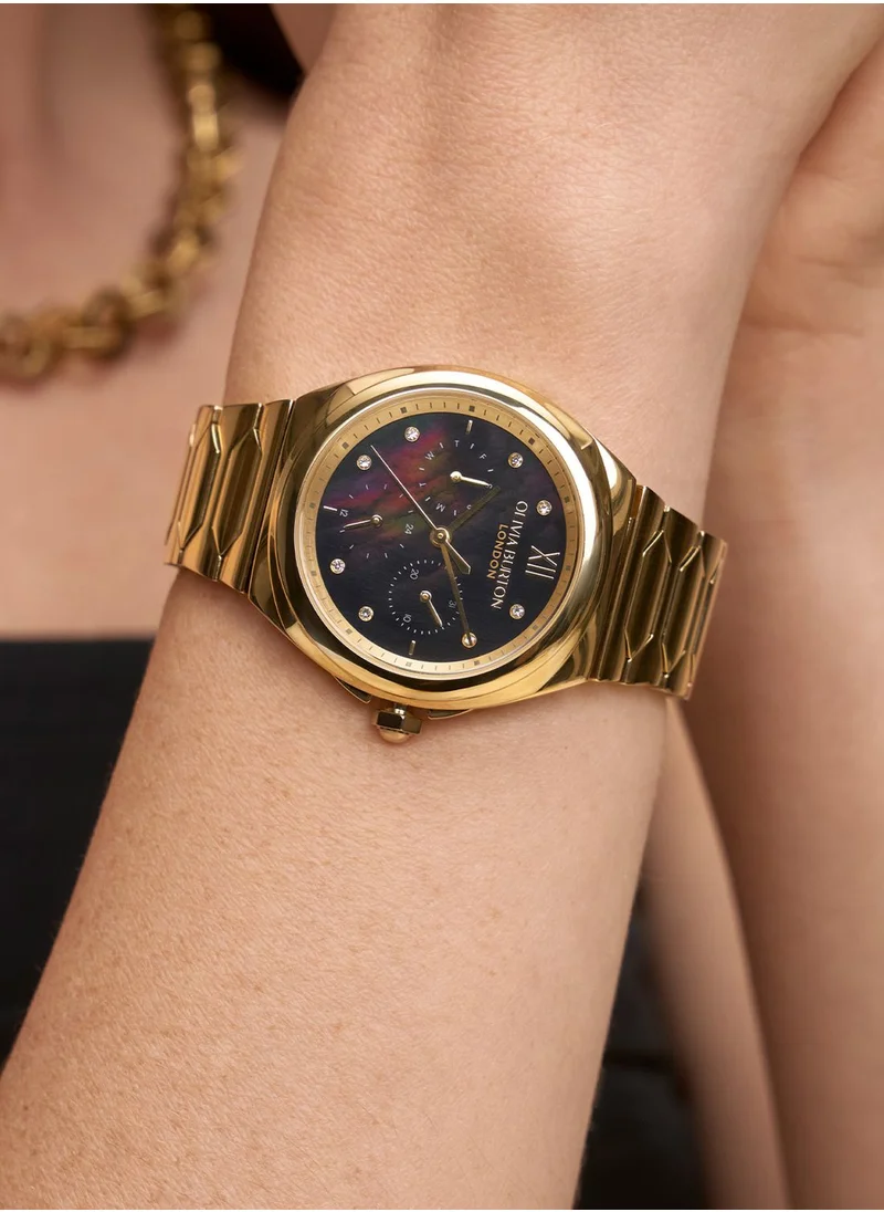 OLIVIA BURTON Steel Strap Analog Watch