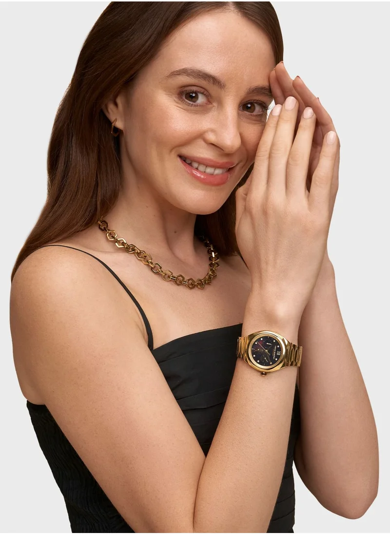 OLIVIA BURTON Steel Strap Analog Watch