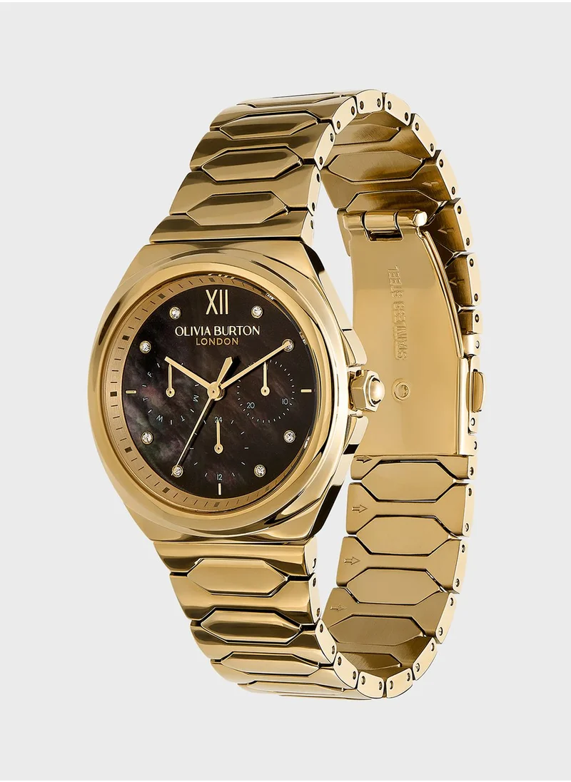 OLIVIA BURTON Steel Strap Analog Watch