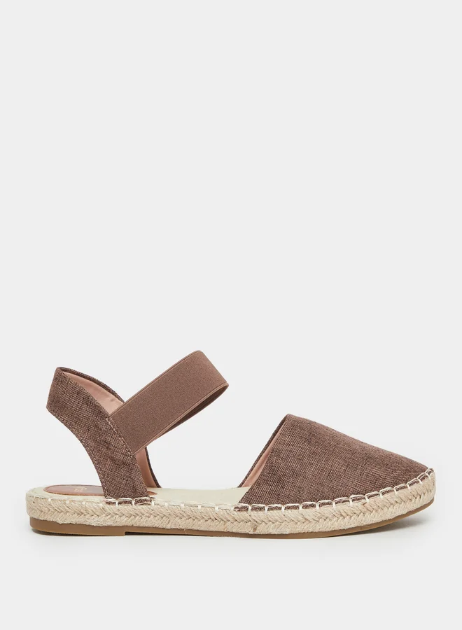 ستايلي Styli Elasticated Ankle Strap Espadrille Shoes
