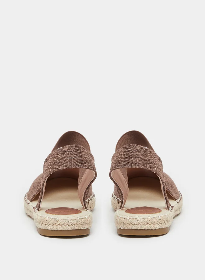 Styli Elasticated Ankle Strap Espadrille Shoes