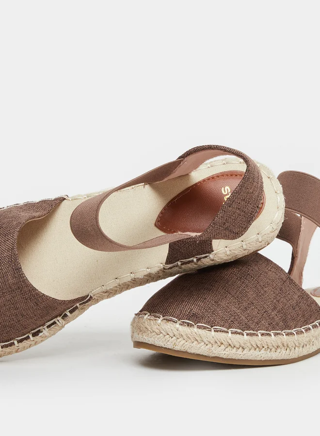 Styli Elasticated Ankle Strap Espadrille Shoes