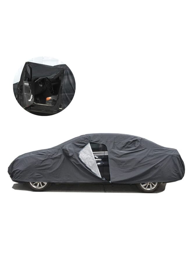 Generic Car Cover Double Layer Padded Cotton Full Protection Waterproof Sun Dust Proof (XL)  - Image 1