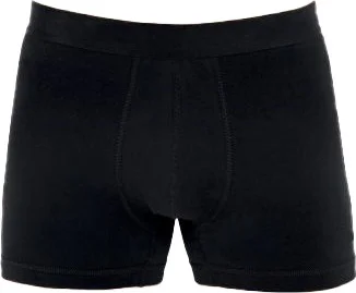 Bluence Men's Cotton Lycra Flexible Black Boxer 10 Pieces