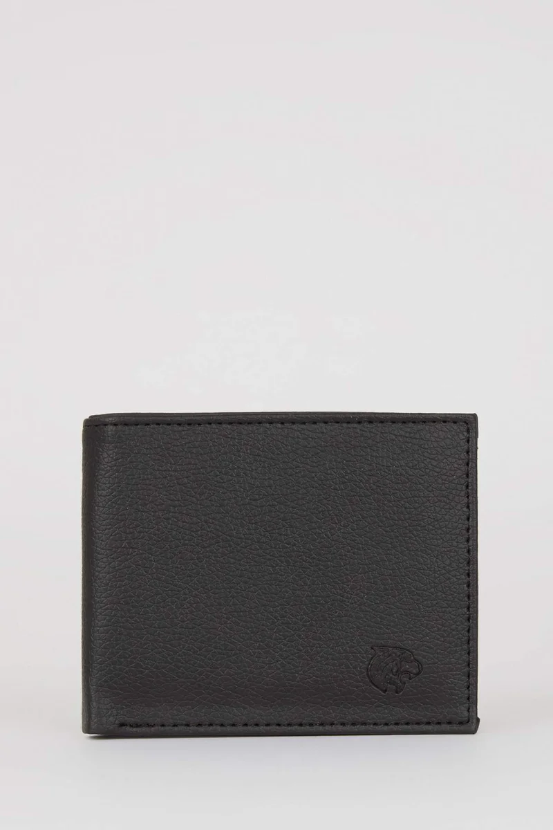 ديفاكتو Men's Faux Leather Wallet