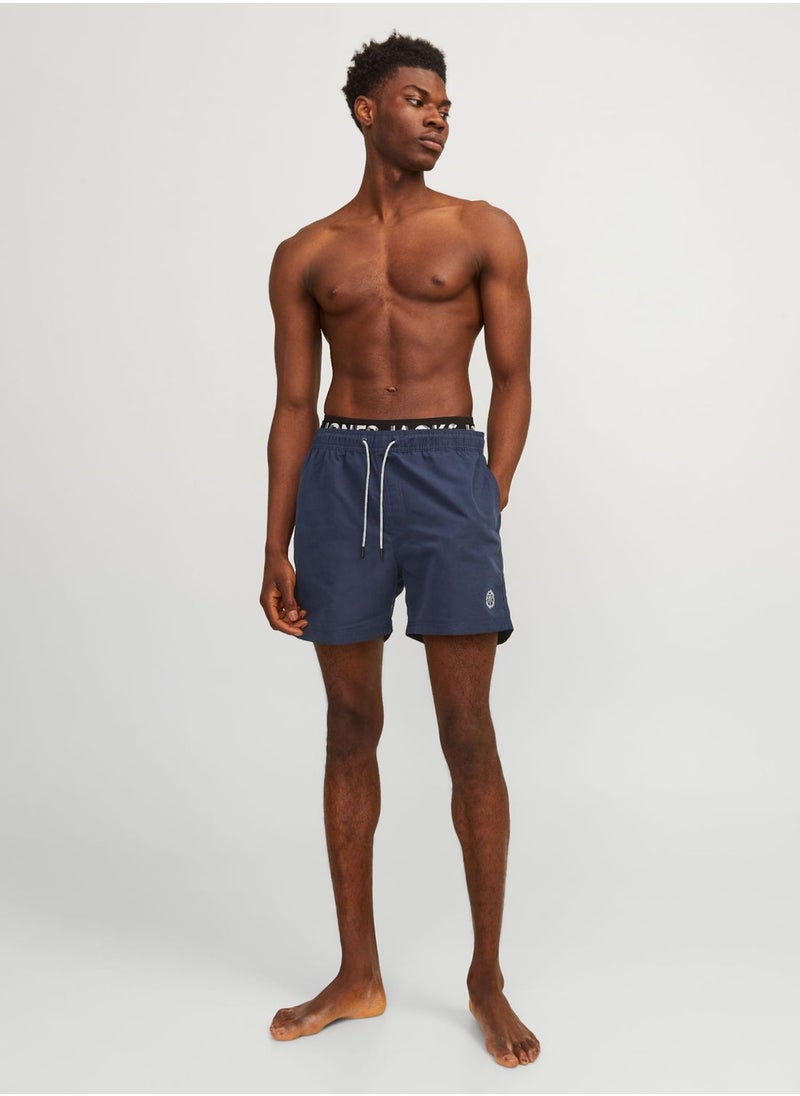 JACK & JONES - Logo Drawstring Shorts - Image 1