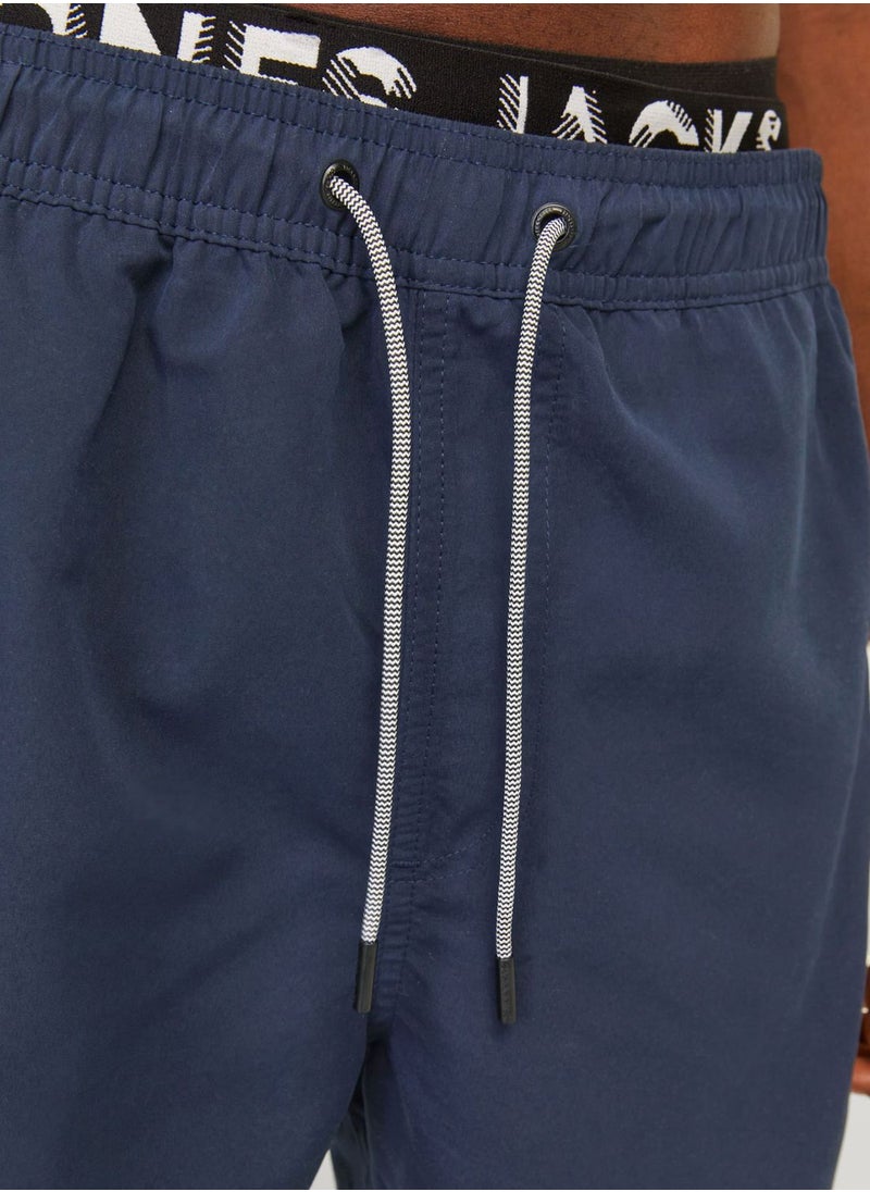 JACK & JONES - Logo Drawstring Shorts - Image 1