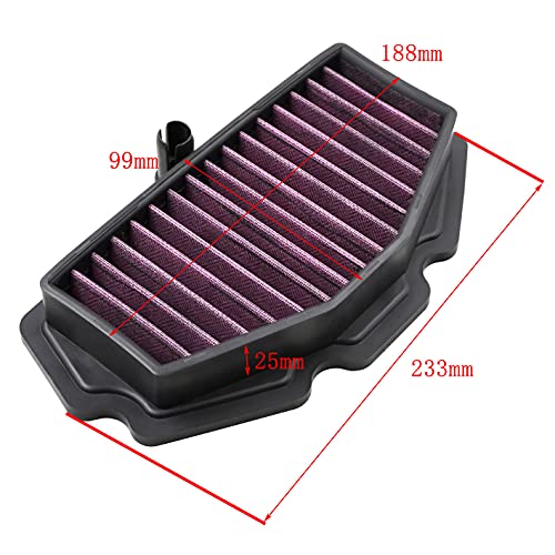 OuYi Motorcycle Air Filter for Kawasaki VERSYS 650 2015-2019, Ninja 650 2017-2019, Versys LT ABS 2015-2020, Z650 ABS 2015-2020 - Image 3