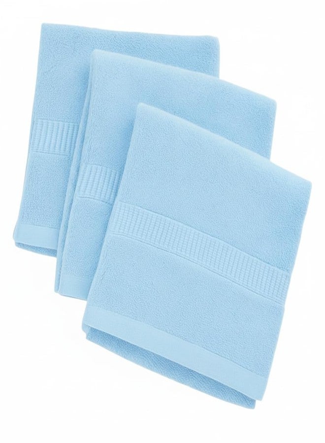 Dollar Bamboo Face Towel Ultra Absorbent & Odour-Free 3X Softer Than Cotton Face Towels 30 x 30 cm (Pack of 3) - Image 1