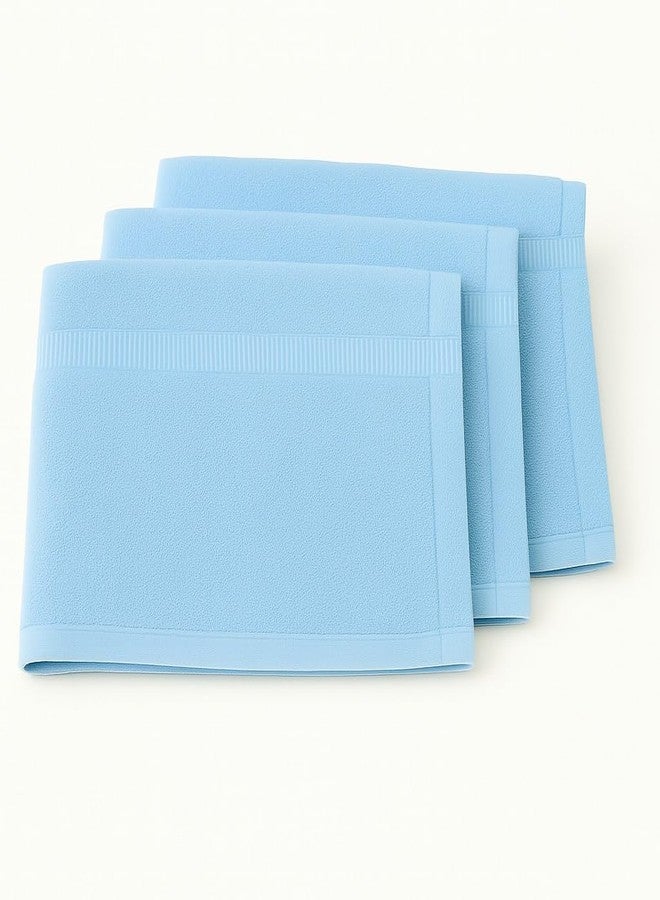 Dollar Bamboo Face Towel Ultra Absorbent & Odour-Free 3X Softer Than Cotton Face Towels 30 x 30 cm (Pack of 3) - Image 4