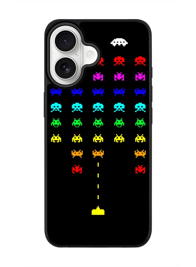 Stylizedd iPhone 17 Case, [Compatible with MagSafe] Slim Magnetic cover Phone Case iPhone 17 -Space Invader - Image 1