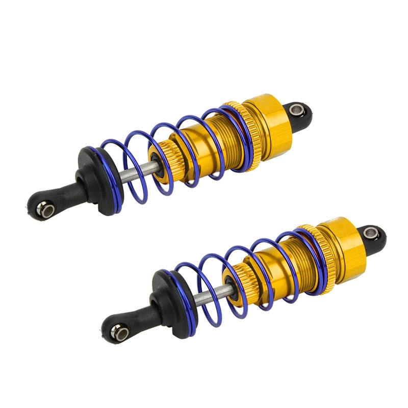 2pcs 92mm RC Oil Pressure Adjustable Front Shock Damper Fit for ZD Racing 7358 1/10 RC CarGolden - Image 4