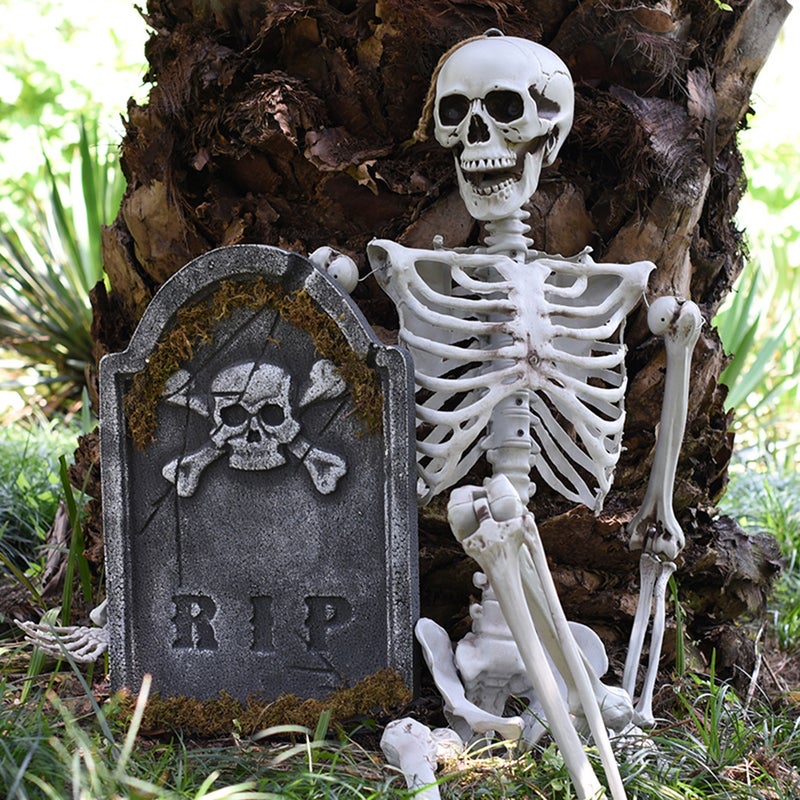 Halloween Foam Tombstone Reusable Haunted House Yard Decoration Realistic Graveyard Props - Image 3