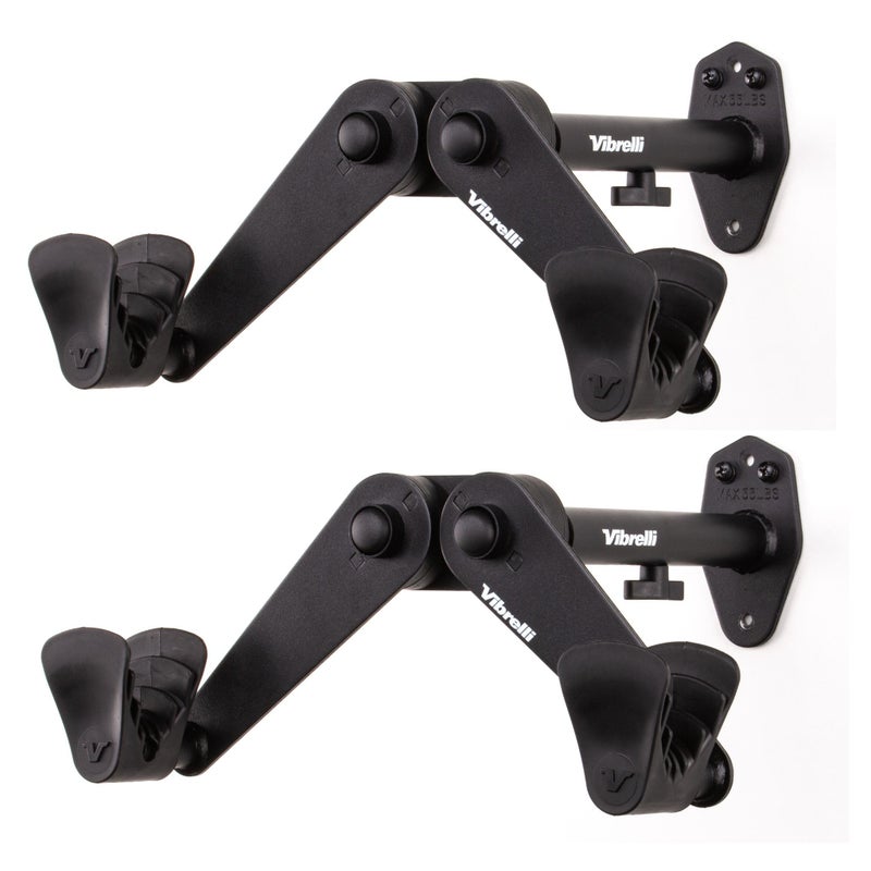 Vibrelli Bike Wall Mount  Horizontal Storage Rack for Hanging Bicycles in Home or Garage  Adjustable Bike Hanger Holder  Wall Bike Rack Hooks for Bicycles  Mountain Road Hybrid
