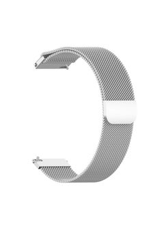 Replacement Strap For Huami Amazfit GTS 22mm Milanese Magnetic Metal Watch Band Silver