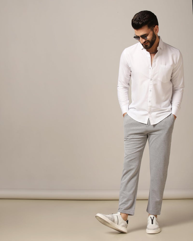 TOPLOT Men's Regular Casual Pants (Men-Pant-5181-Silver-36) - Image 4