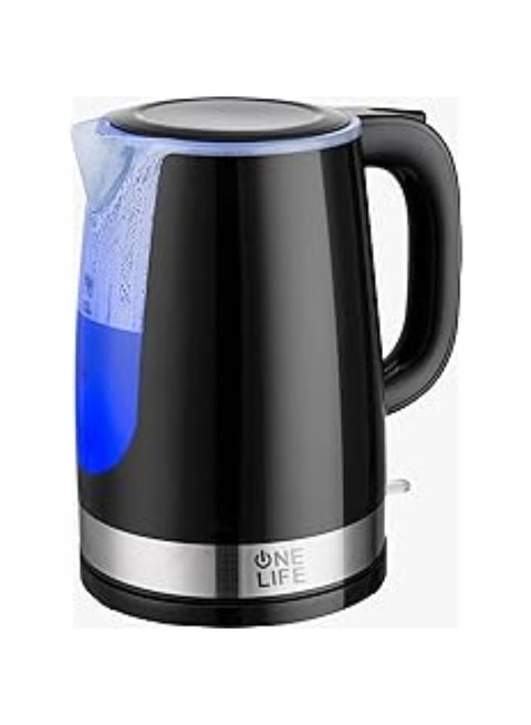 وان لايف غلاية كهربائية 1.7 لتر - أسود - KEP150BK