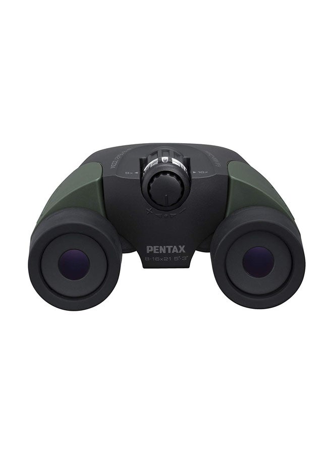 Pentax UP 8-16x21 Green Binoculars (Green) Fully-multi coating Zoom Tripod socket provide - Image 5