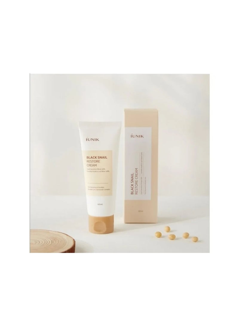 iUNIK Black Snail Restore Cream - 60ml - Image 3