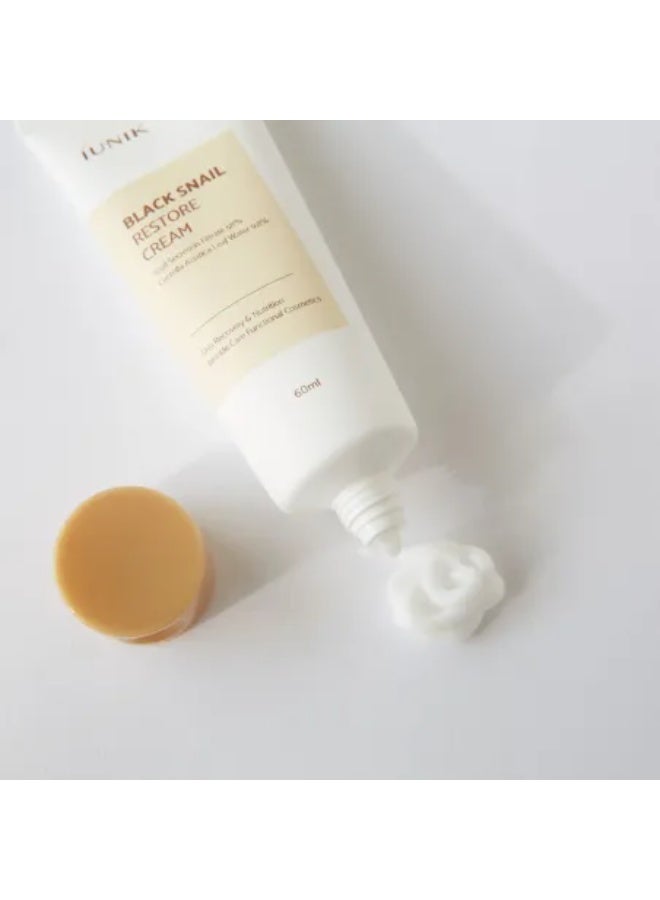 iUNIK Black Snail Restore Cream - 60ml - Image 4
